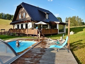 Nový objekt: Chalupa Pekařov - bazén, sauna a vířivka